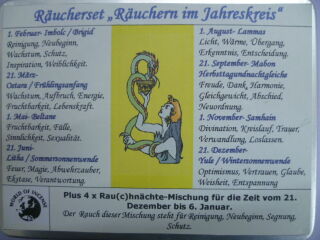 RM Set Räuchern im Jahreskreis